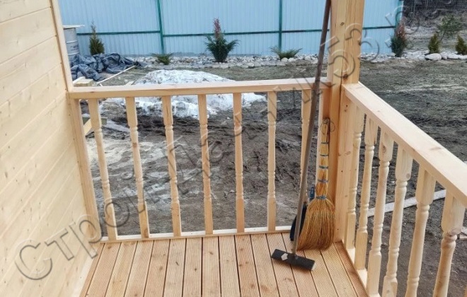 5 Каркасный дом Д-25, 7x6м, 42 М², Ленинградская область, Тихвинский район, деревня Красава (11)